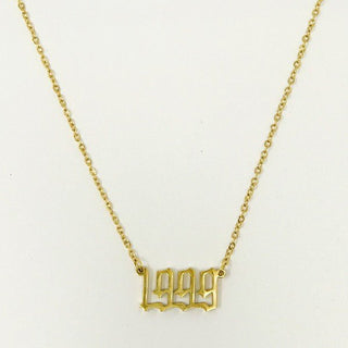 Birth Year Necklace - Monday Alice