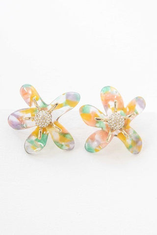 Flower Power Post Earrings - Monday Alice