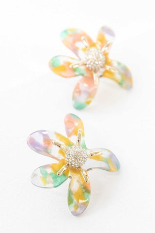 Flower Power Post Earrings - Monday Alice