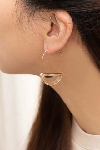 Glacier Hoop Earrings - Monday Alice