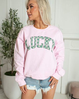 Linda Retro Lucky Sweatshirt - Monday Alice