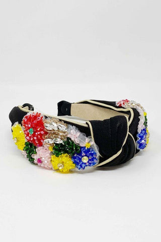Luxe Flower Bead Headband - Monday Alice