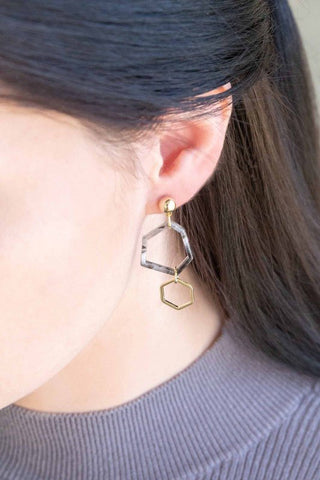 Marble Drop Earrings - Monday Alice