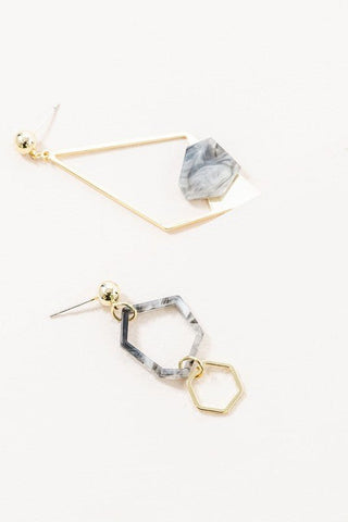 Marble Drop Earrings - Monday Alice