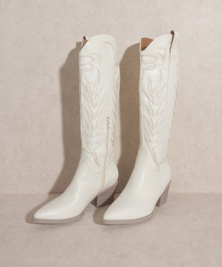 OASIS SOCIETY Samara Embroidered Tall Boot - Monday Alice