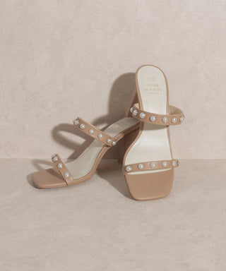 OASIS SOCIETY Victoria Pearl Strap Heel - Monday Alice