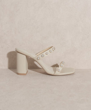 OASIS SOCIETY Victoria Pearl Strap Heel - Monday Alice