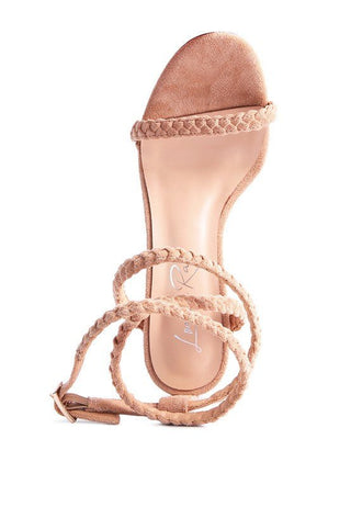 SHERRI SUEDE STILETTO SLING BACK SANDAL - Monday Alice