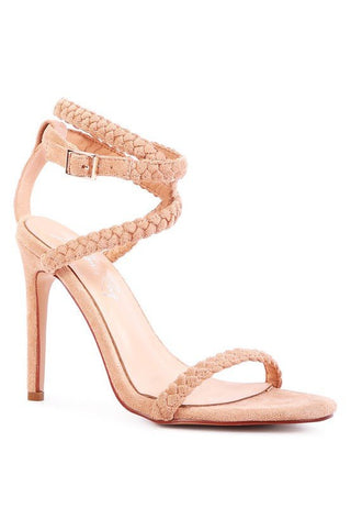 SHERRI SUEDE STILETTO SLING BACK SANDAL - Monday Alice